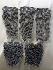 Raw Wavy/Curly Clip-Ins