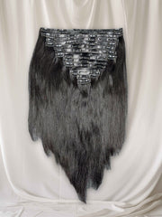Raw Straight Clip-Ins